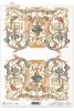 cherubs; flower, flowers, decoration, decorations, ornament, ornaments, floral decorations, Adornos y querubines en imagen de espejo, ornaments, cherubs. Ornamente und Cherubs im Spiegelbild